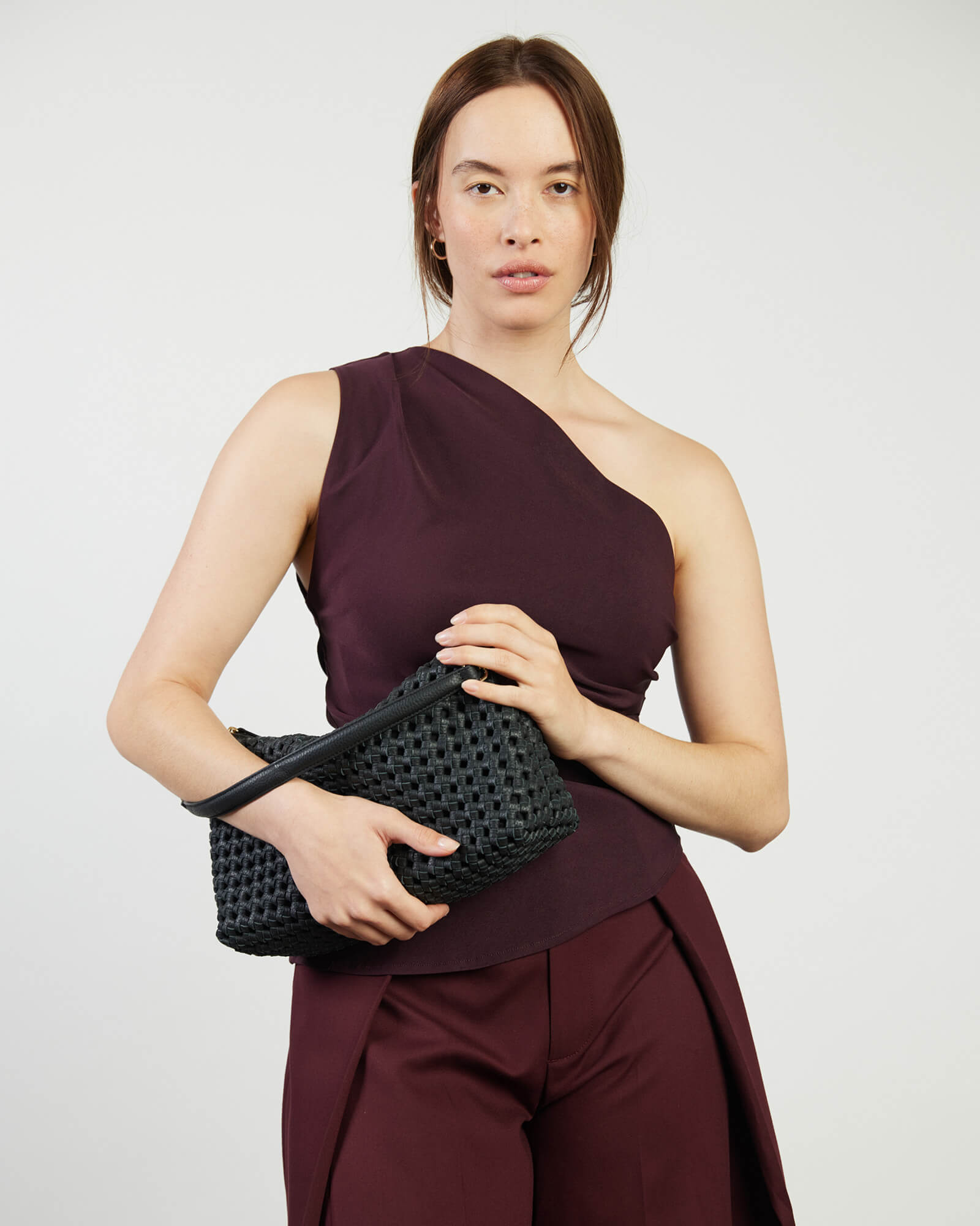 Claudia Crossbody Black Braid