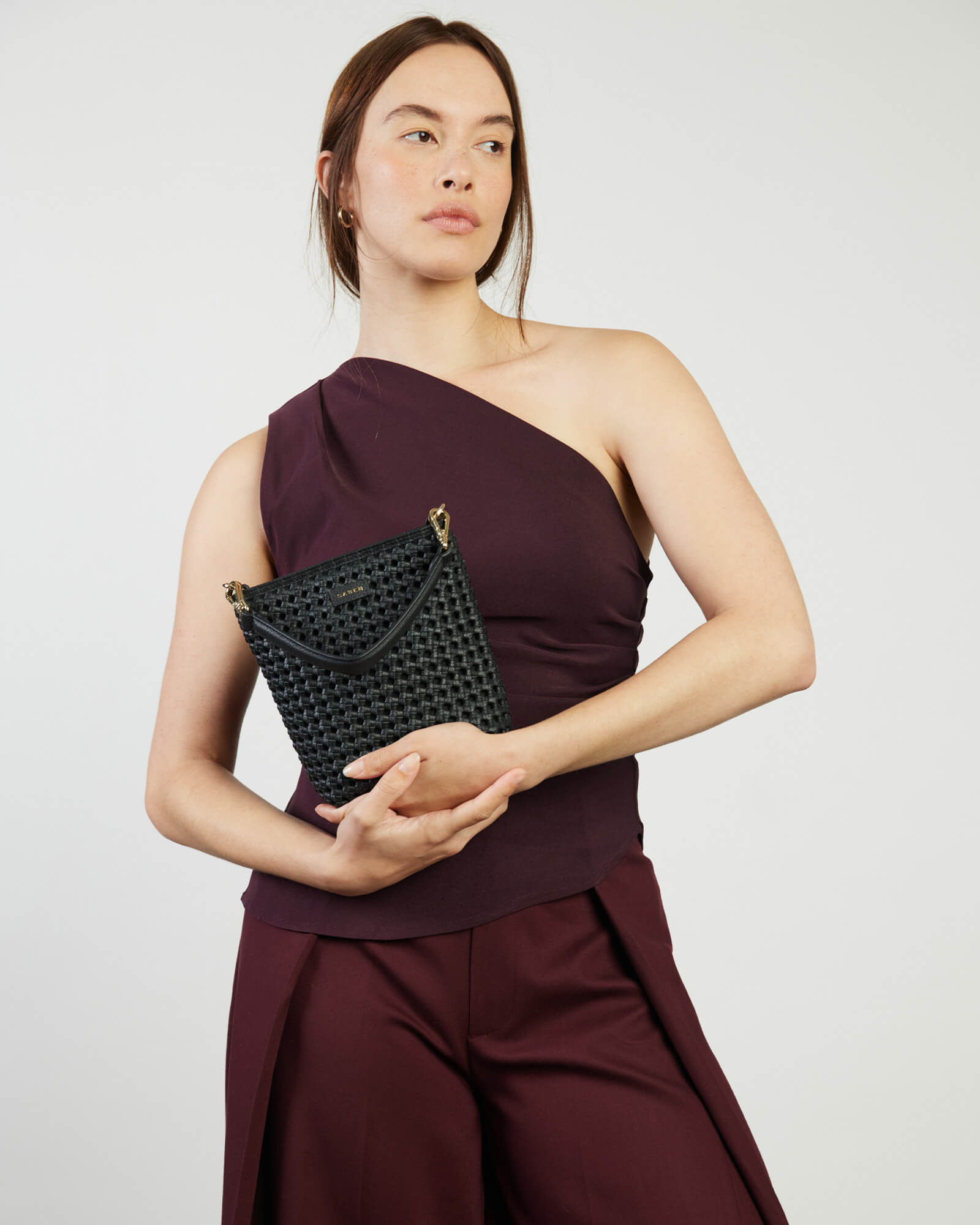 Coco mini bag - black fine braid
