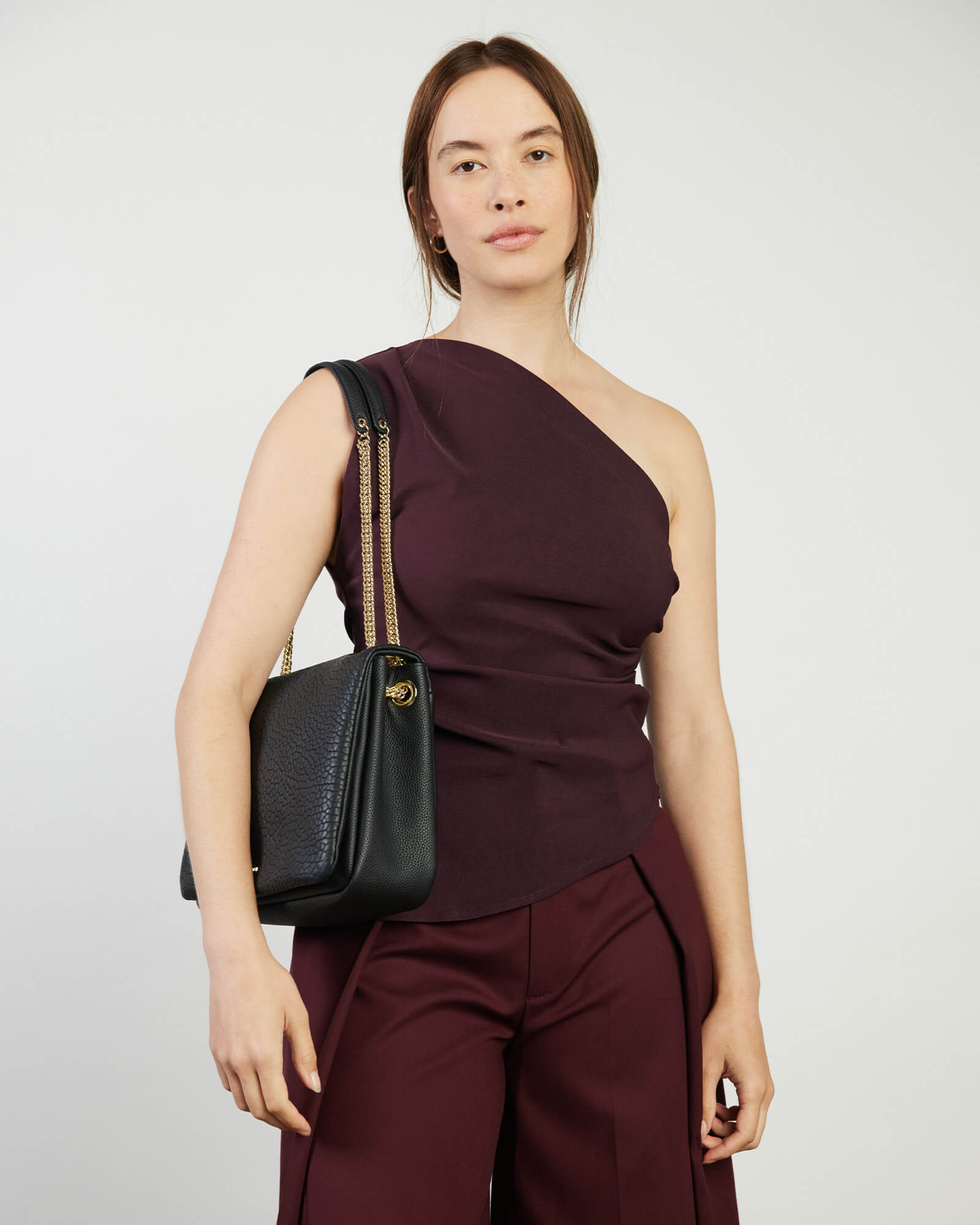 Saben Florence Shoulder Bag Black Bubble