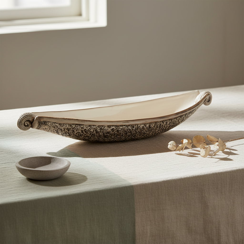 Scroll Bowl - White