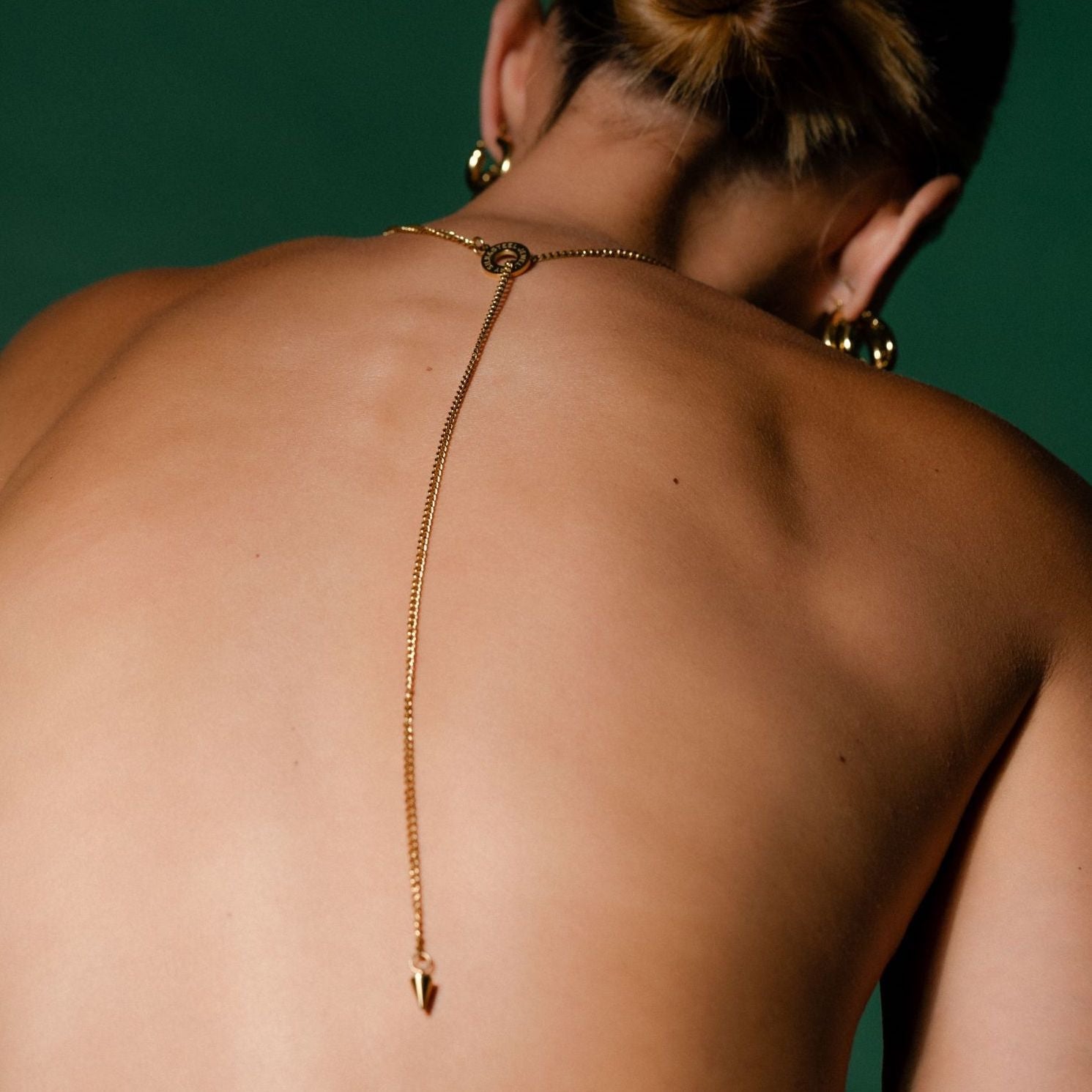 Orbit Lariat Necklace - Gold