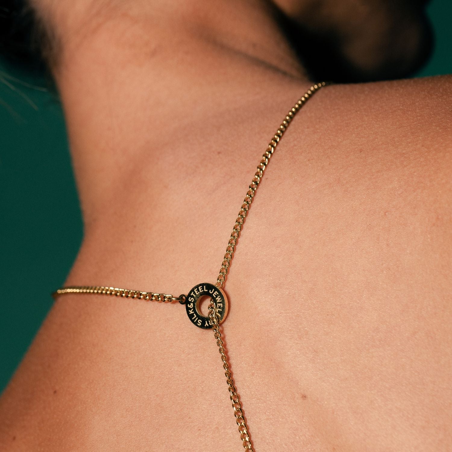 Orbit Lariat Necklace - Gold