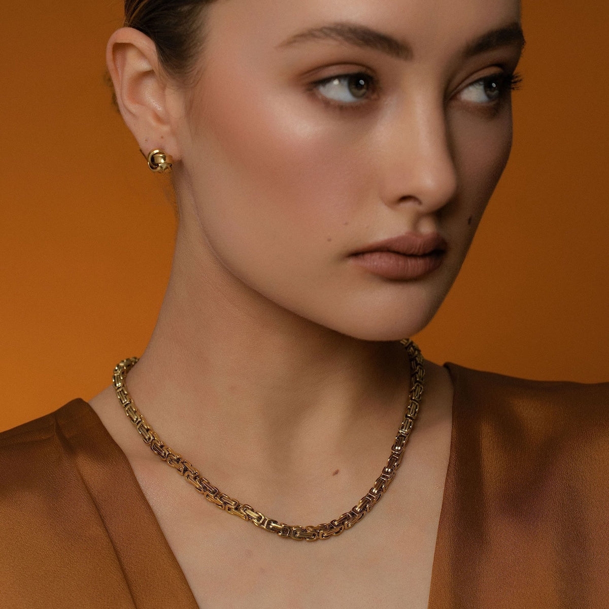Meridian Necklace Gold