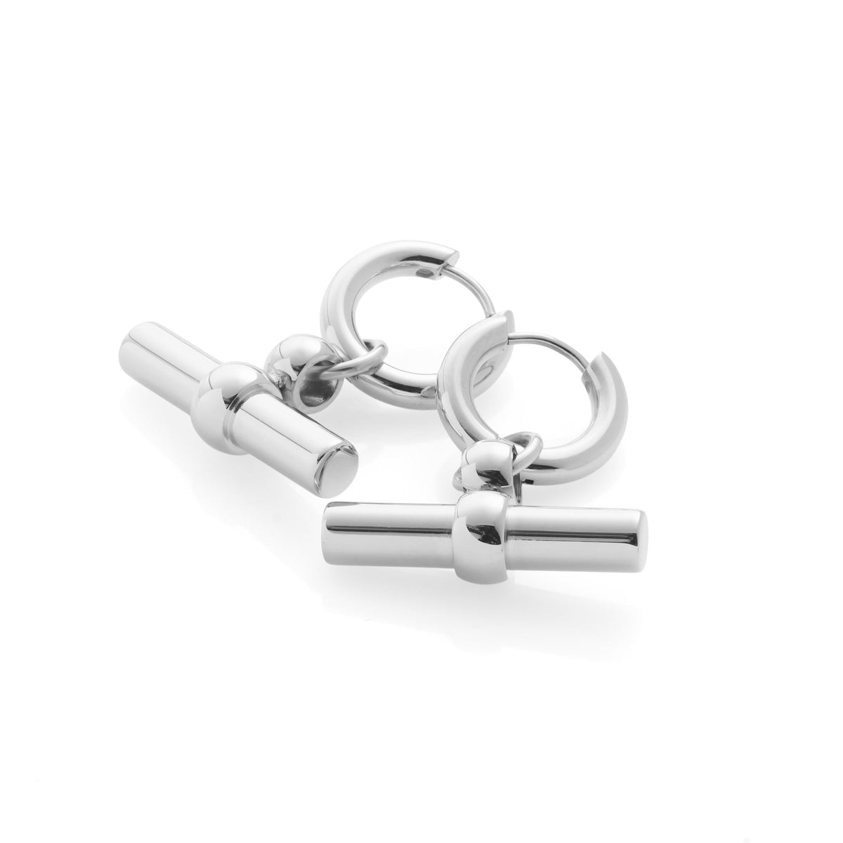 Atlas Hoop Earrings ( Silver)