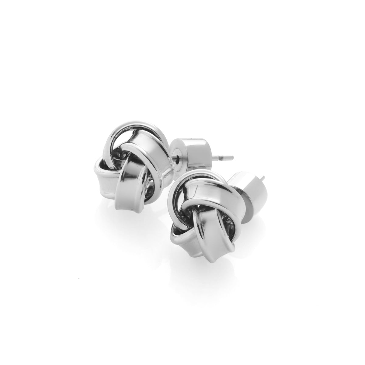 Knot Earrings (Silver)