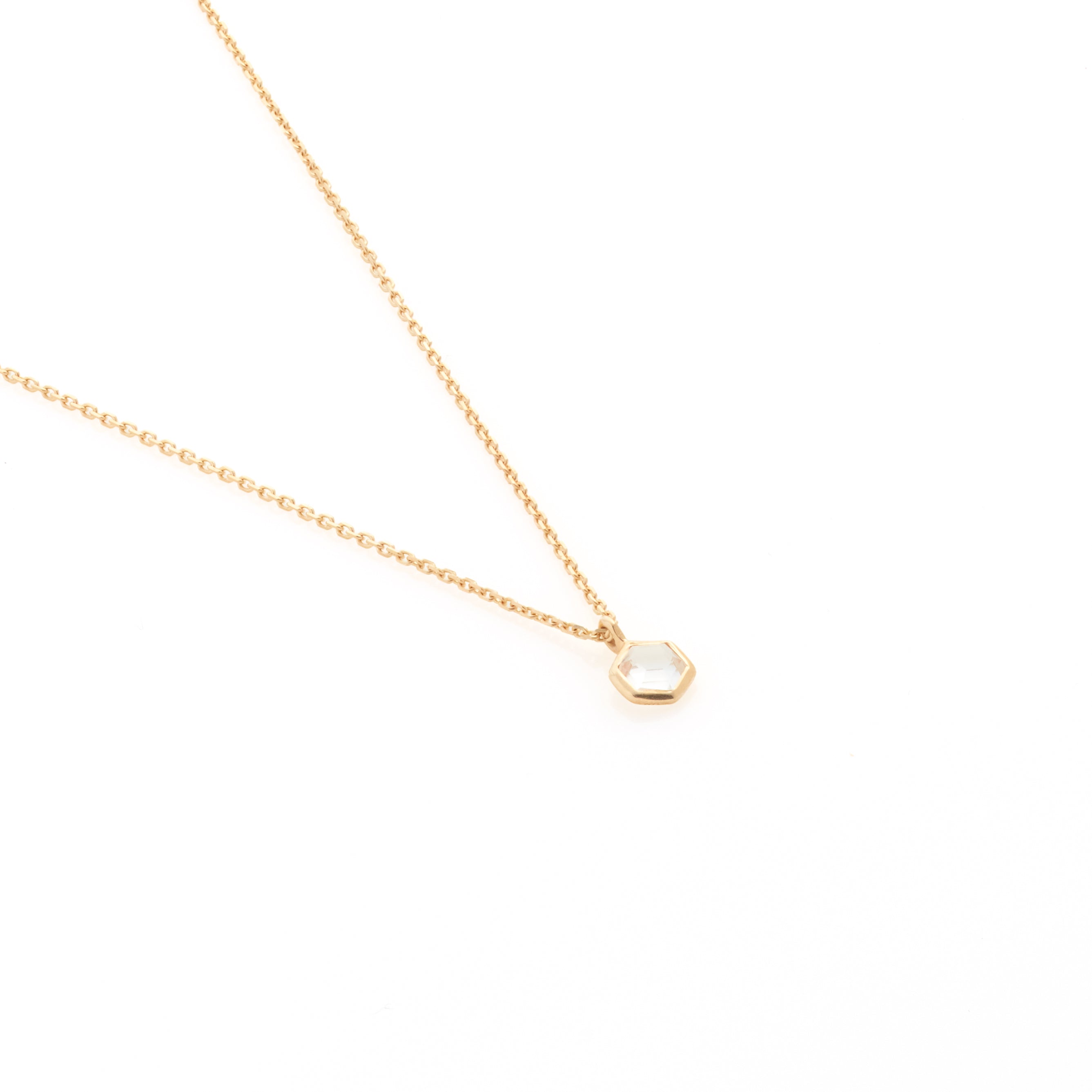 Mini Harmony Necklace (Crystal Quartz/Gold)