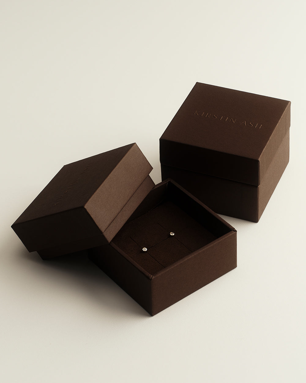 Abode Heart Studs ( 18k Gold Plated)