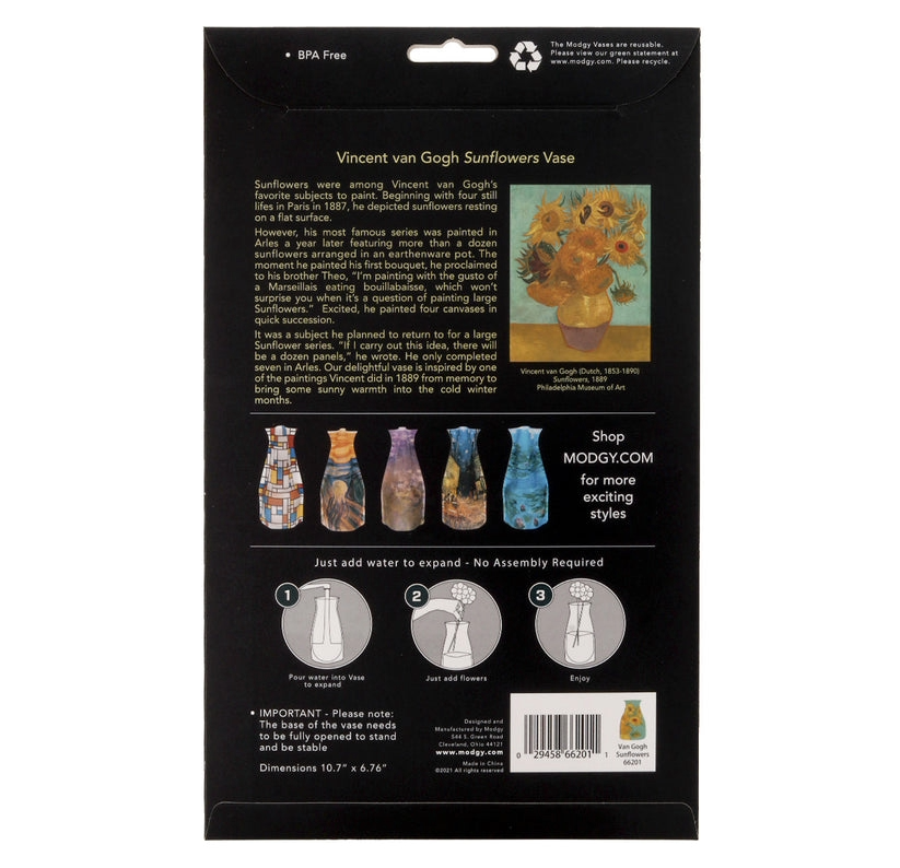 Van Gogh Sunflowers - Modgy Expandable Vase
