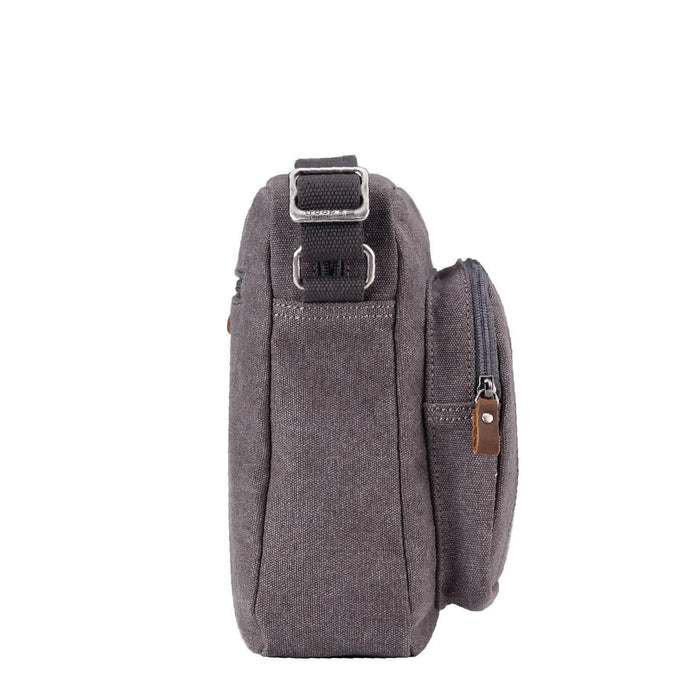 Classic Zip Top Satchel - Charcoal