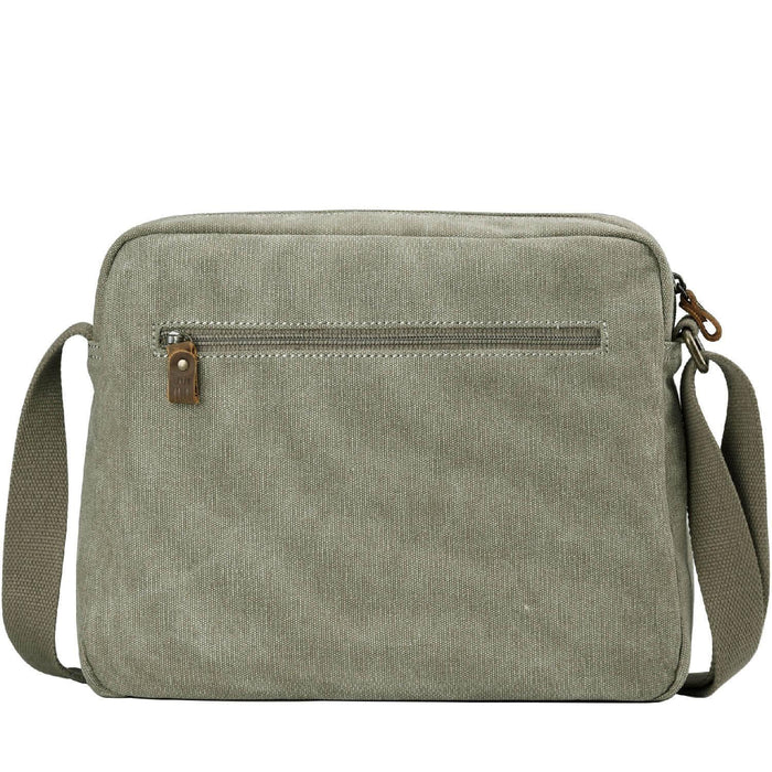 Classic Zip Top Satchel - Khaki