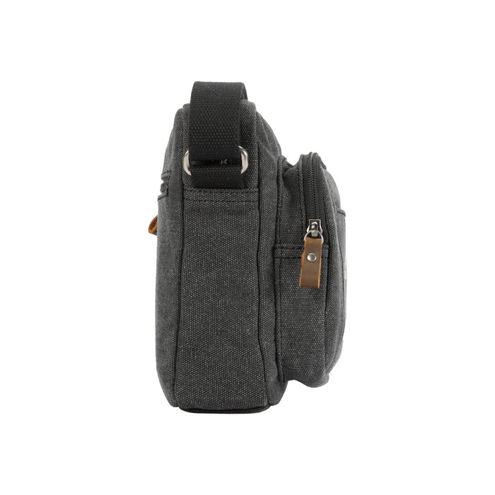 Classic Zip Top Small Satchel – Black