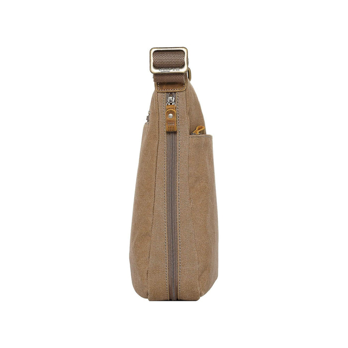 Classic Small Zip Top Shoulder Bag - Brown1