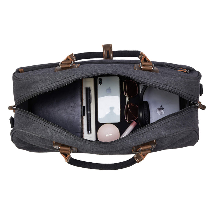 Classic Large Holdall -Black Wash