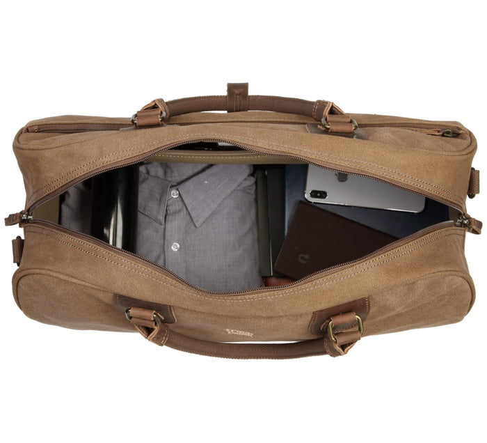 TRP0263 TROOP LONDON CLASSIC CANVAS HOLDALL - LARGE