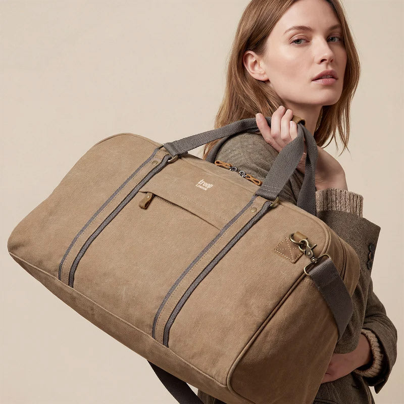 Explorer 389 Holdall - Charcoal w/Khaki Trim