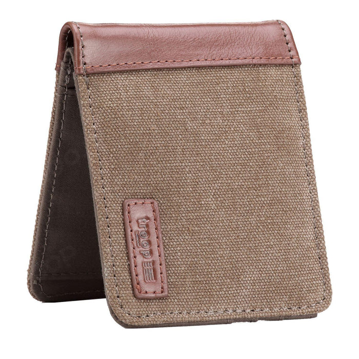 Idaho Canvas Wallet – Brown