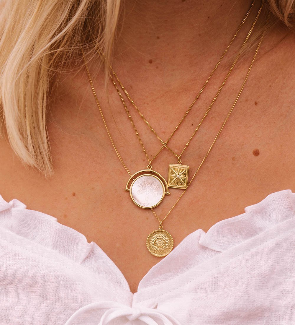 TRAVELLER COIN NECKLACE ( Sterling Silver)