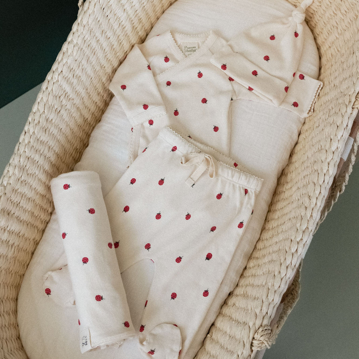 WELCOME HOME SET, Raspberry Print, 0-3M