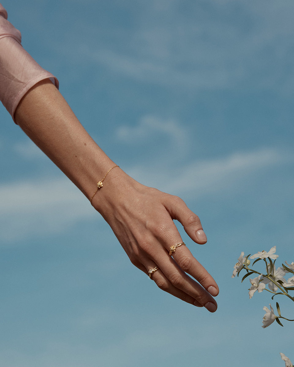 Bloom within Lotus Bracelet - 18k Gold Vermeil