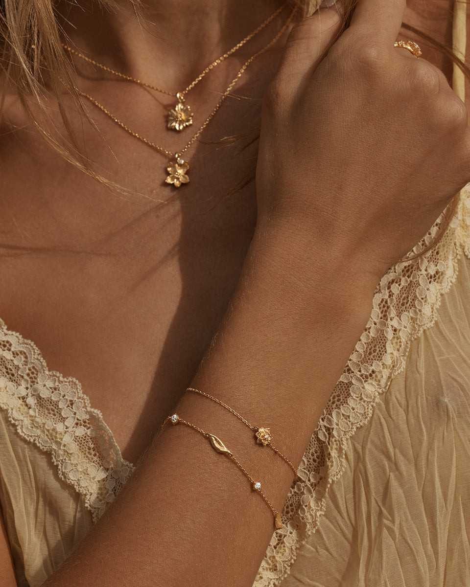 Bloom within Lotus Bracelet - 18k Gold Vermeil