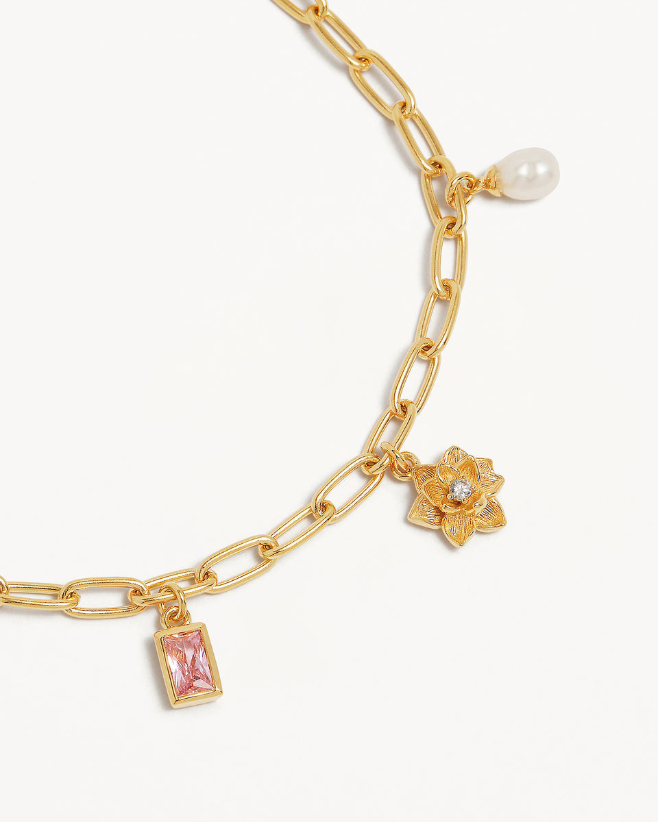 Bloom with Grace  Bracelet - 18k Gold Vermeil
