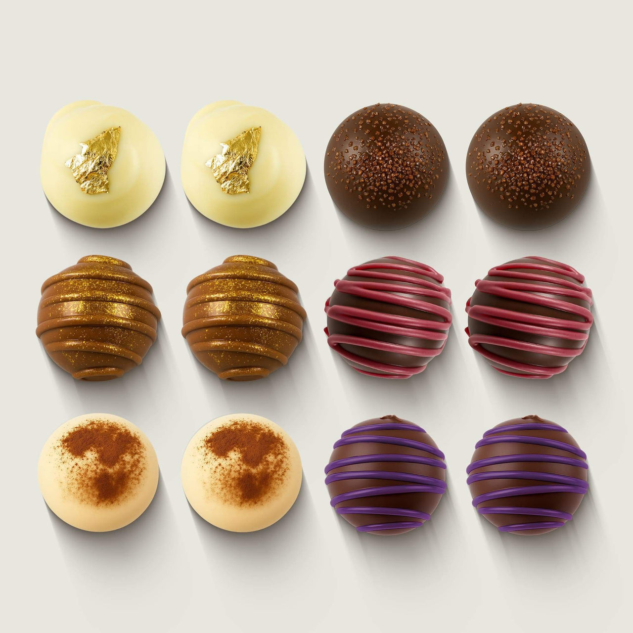 Chocolate Brown Boxed Chocolates 12Pk Happy Hour