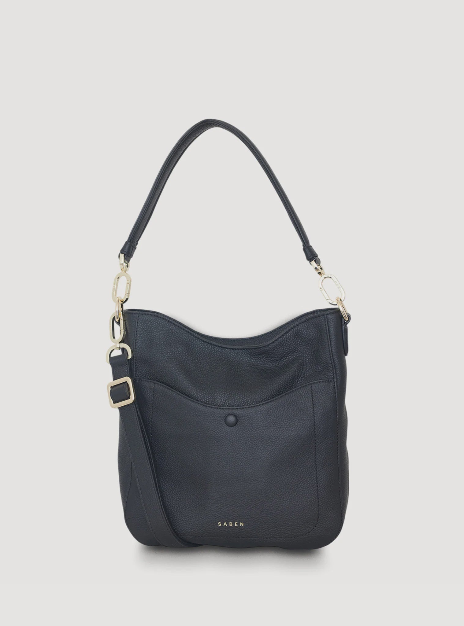 Rebe Shoulder Bag - Black Luxe