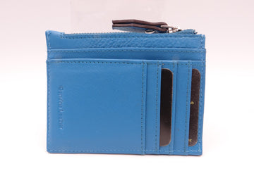Leather Card & Coin Holder - Ocean