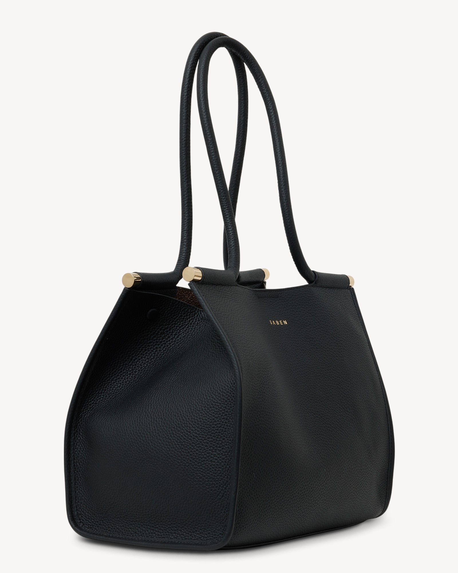 Saben Callie Tote Black + Bronze
