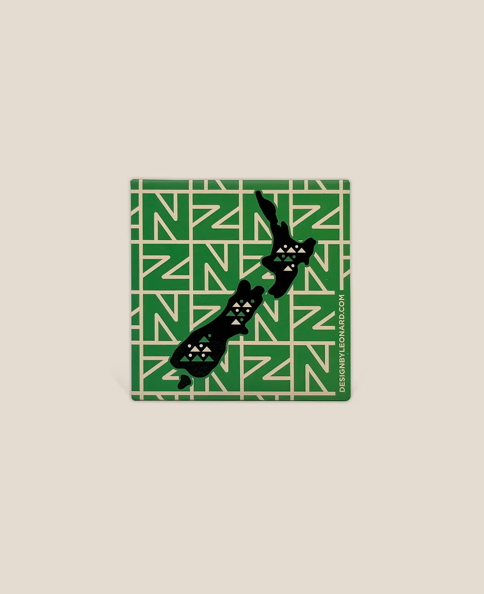 Retro Map  - Tin Magnet
