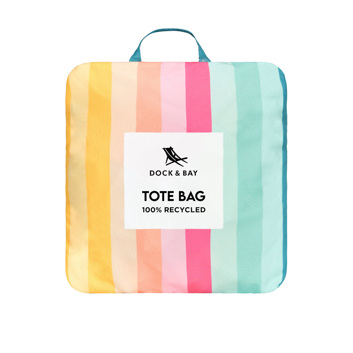 Dock & Bay: Beach Tote Bag M - Coastal Candy