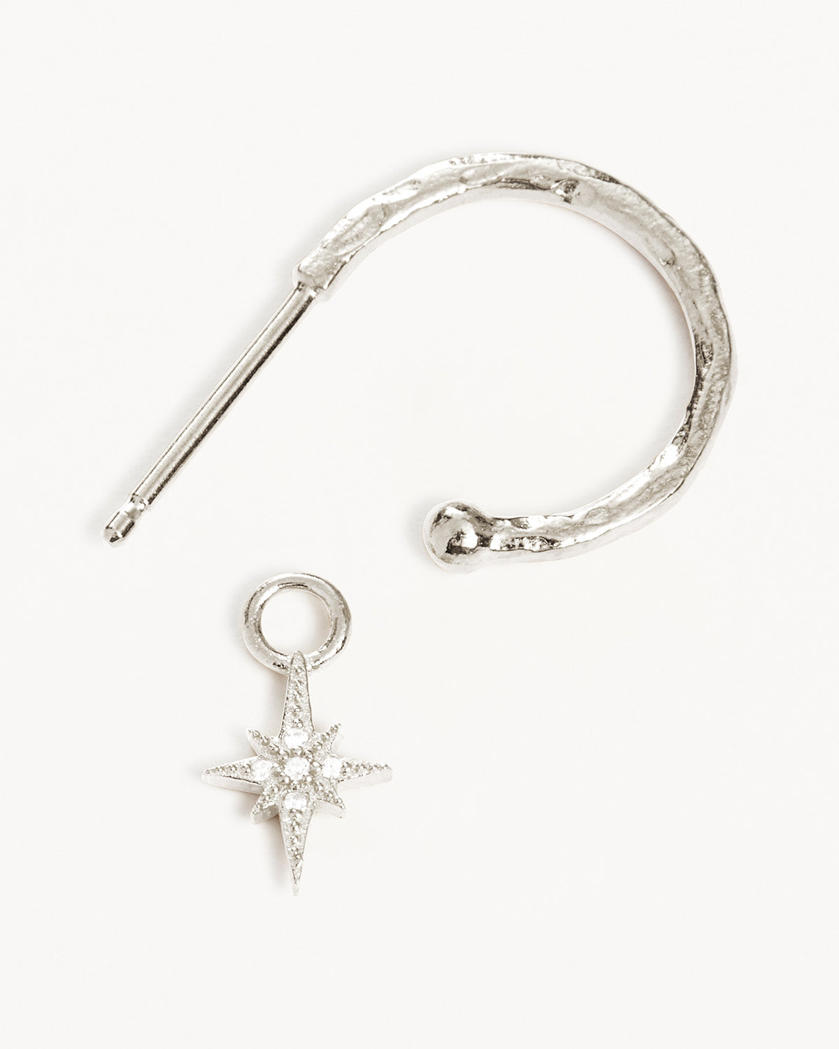 Sterling Silver Starlight Hoops