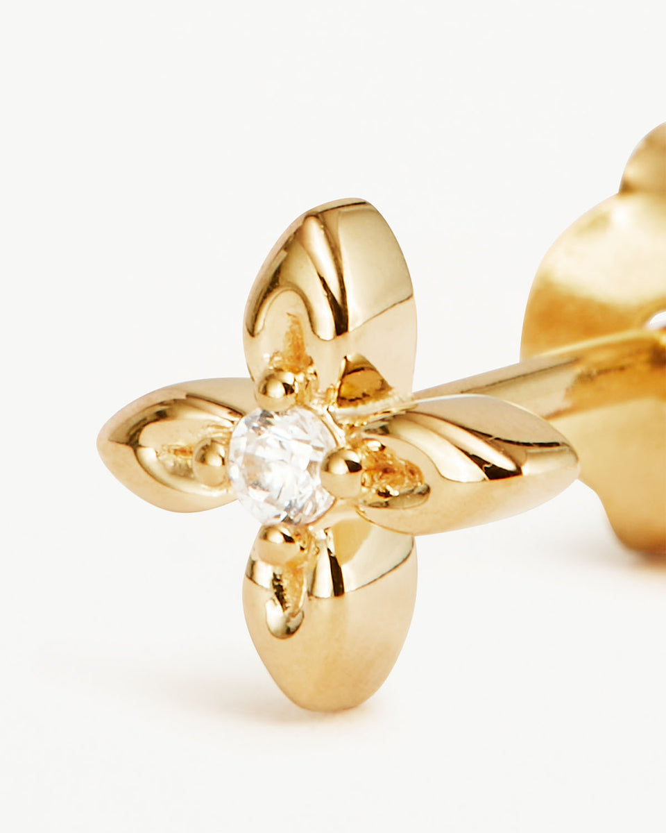 Live in Light Stud Earrings (Gold)