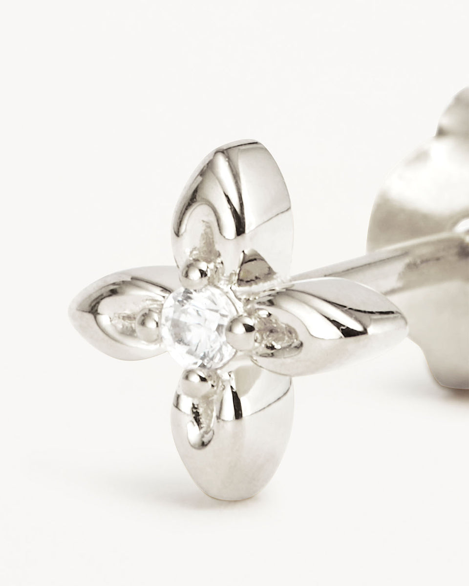 Sterling Silver Live in Light Stud Earrings