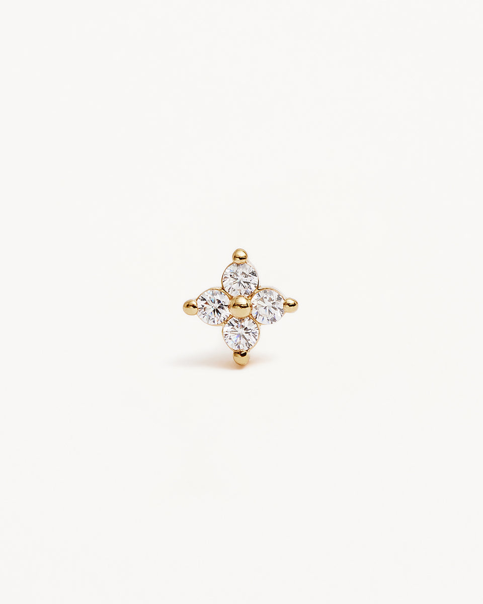 Crystal Bloom Stud Earrings