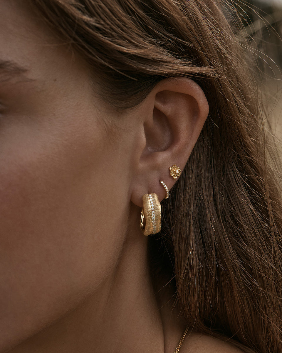 Bloom within Lotus Stud Earrings  - 18k Gold Vermeil