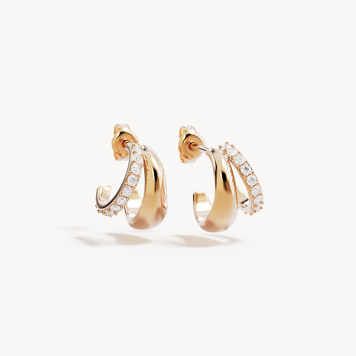 18k Gold Plated Eternally Yours Hoops