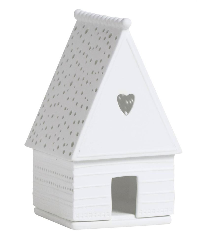 Räder Gingerbread Heart Porcelain Tealight House