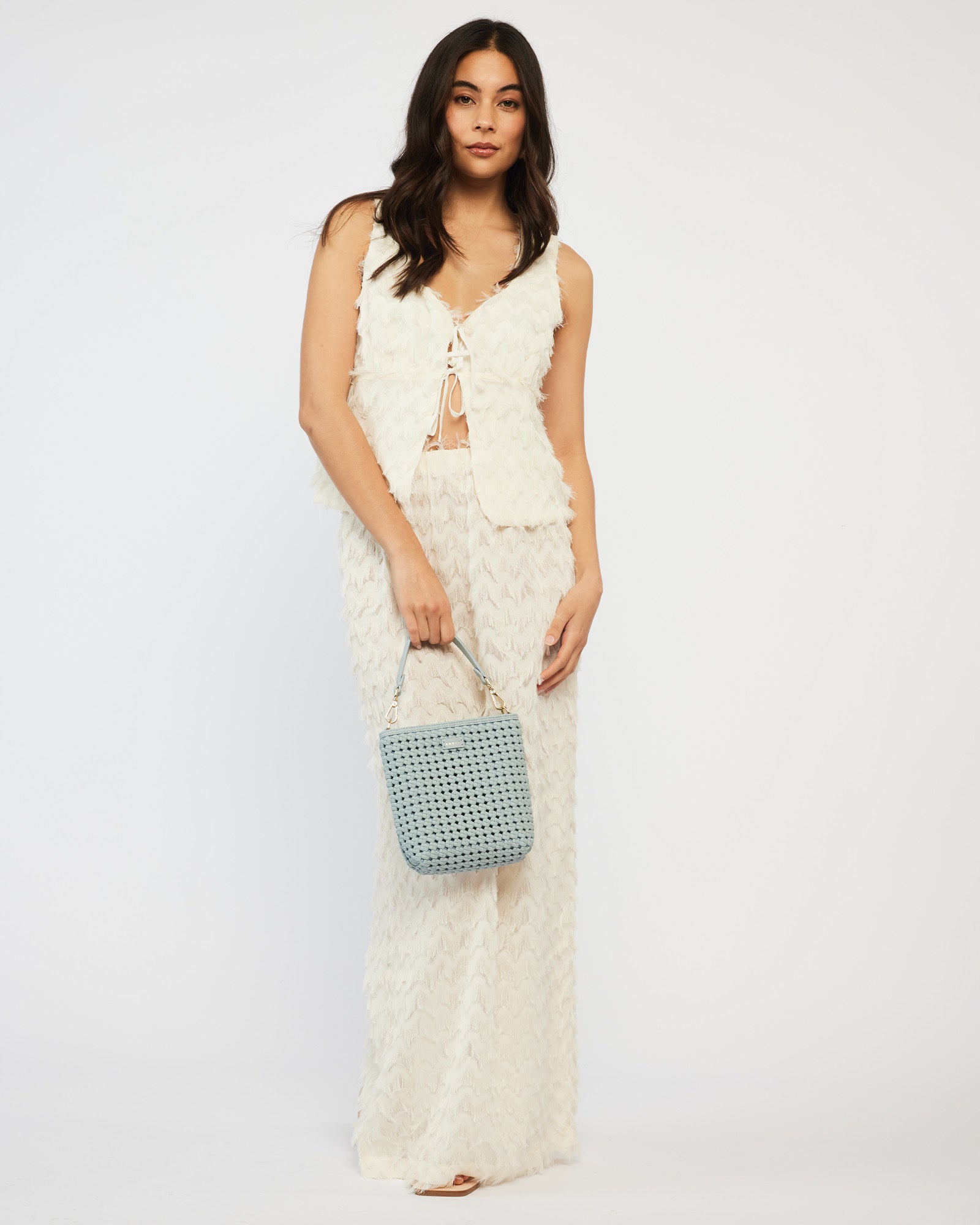Coco mini bag - Mist fine braid