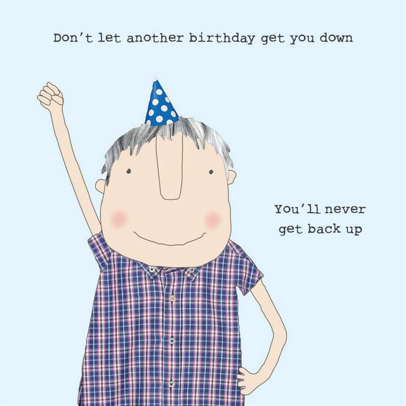 Rosie Made A Thing - Get Back Up - Birthday Card