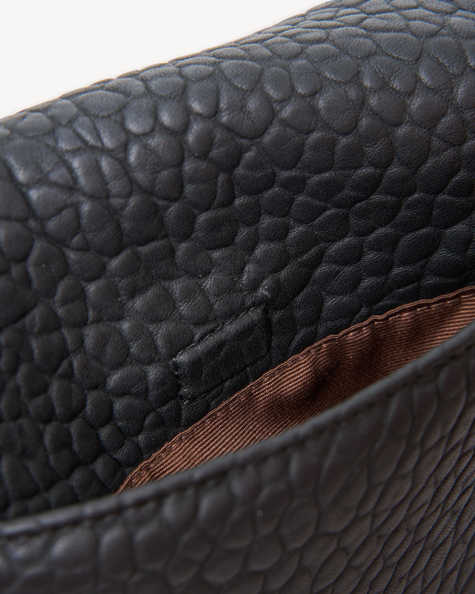Fox Crossbody Bag - Black bubble
