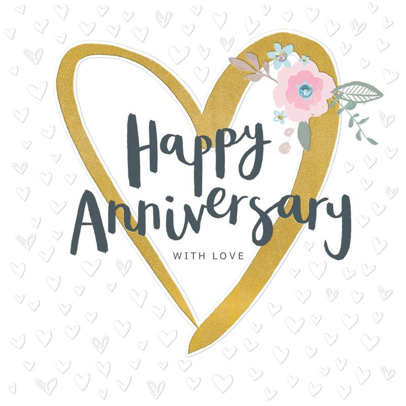 Rachel Ellen - Happy Anniversary Heart - Anniversary Card