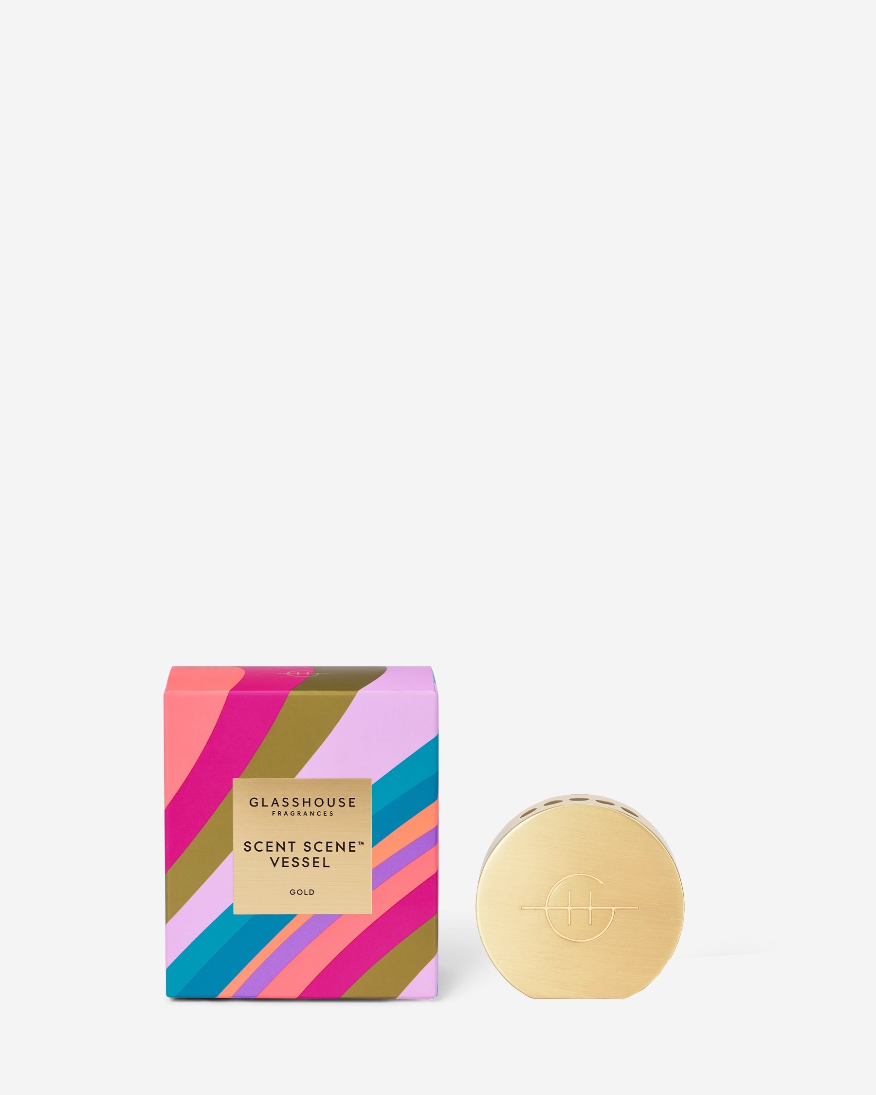 GF Scent Scene Metal Vessel - Gold