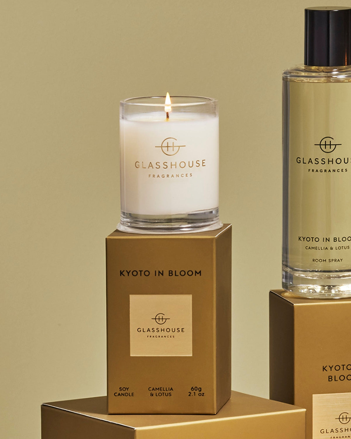 GLASSHOUSE CANDLE KYOTO IN BLOOM CANDLE (60g)