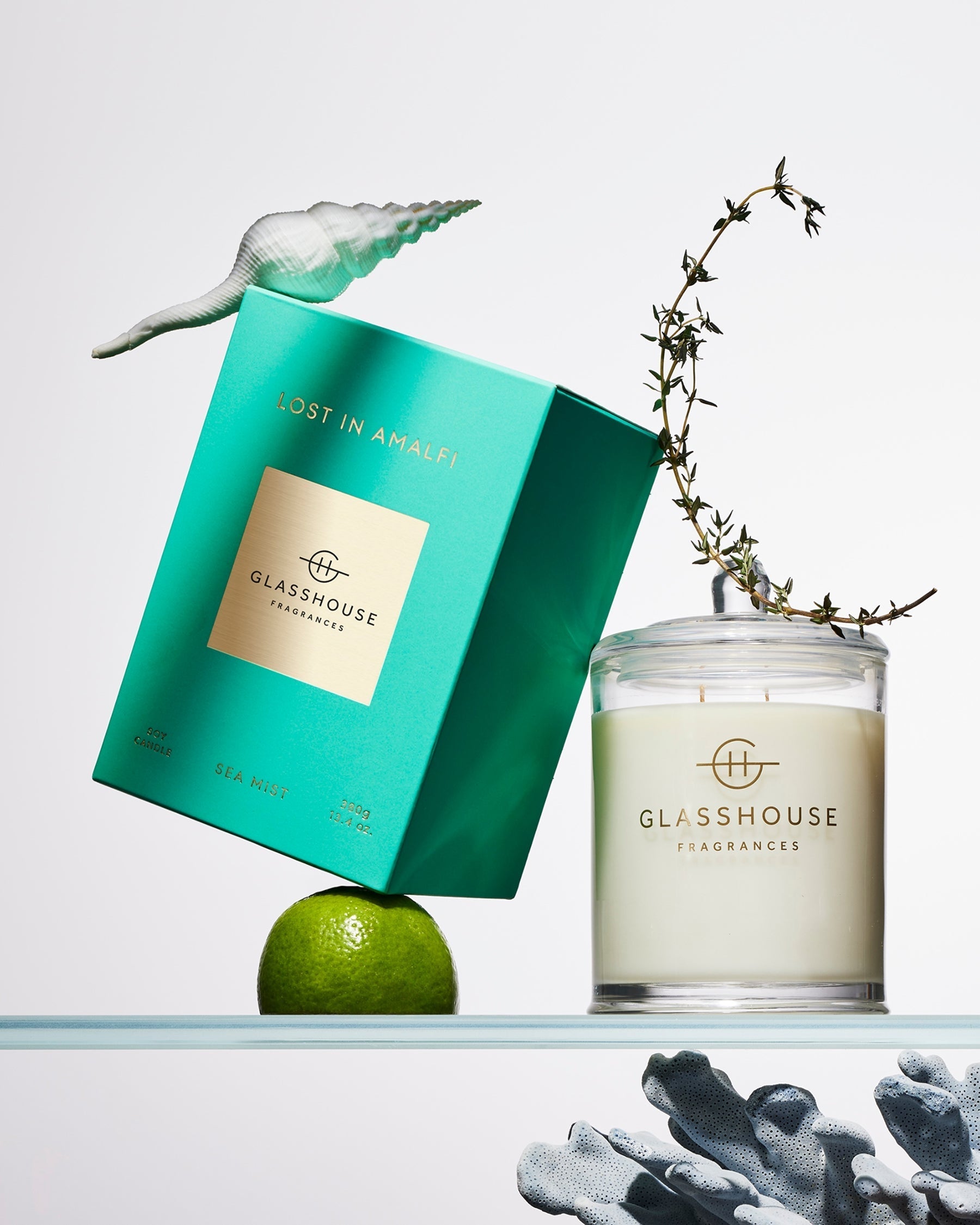 Glasshouse  Candle Large 380g - LOST IN AMALFI
