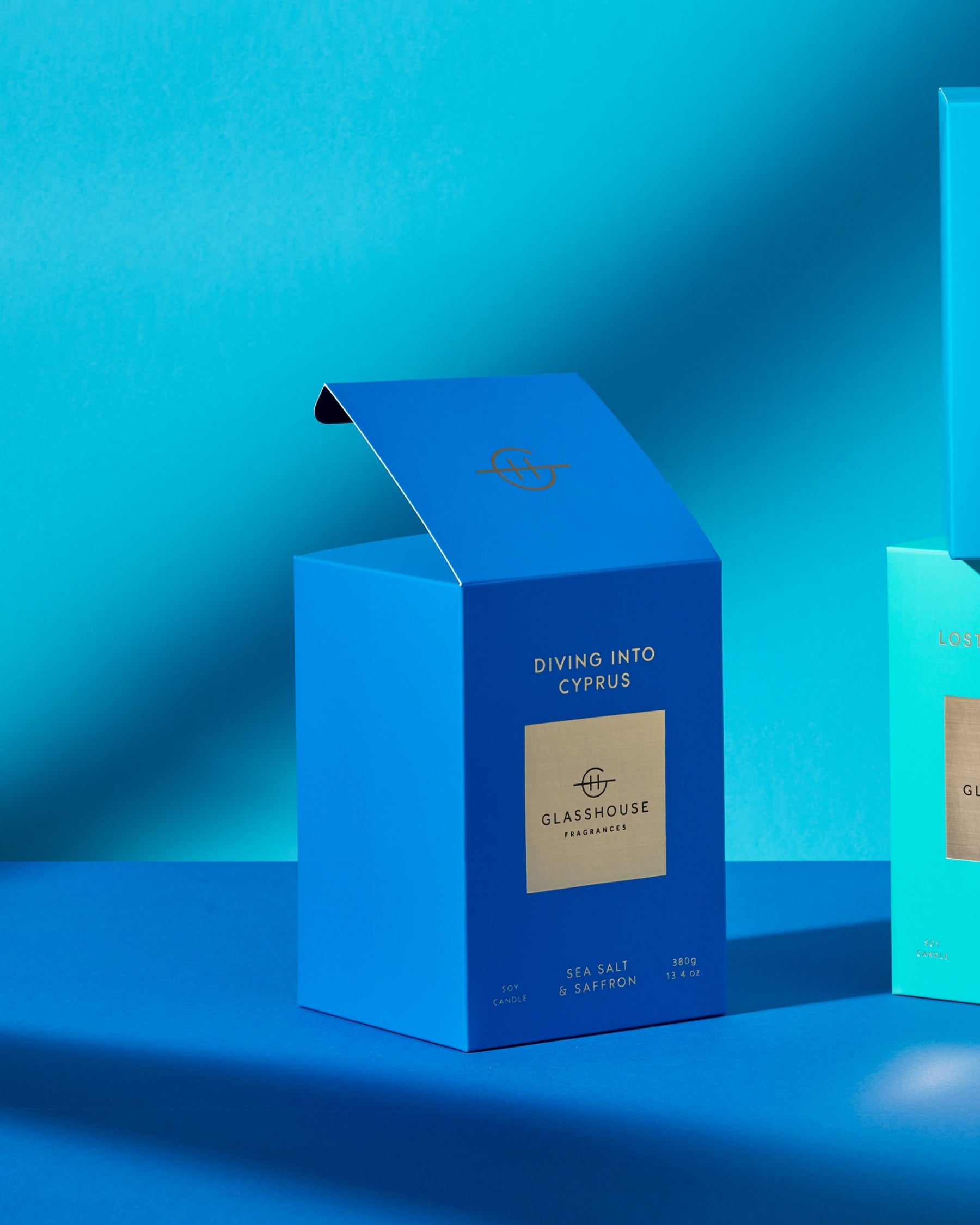 Glasshouse Candle large 380g - DIVING INTO CYPRUS