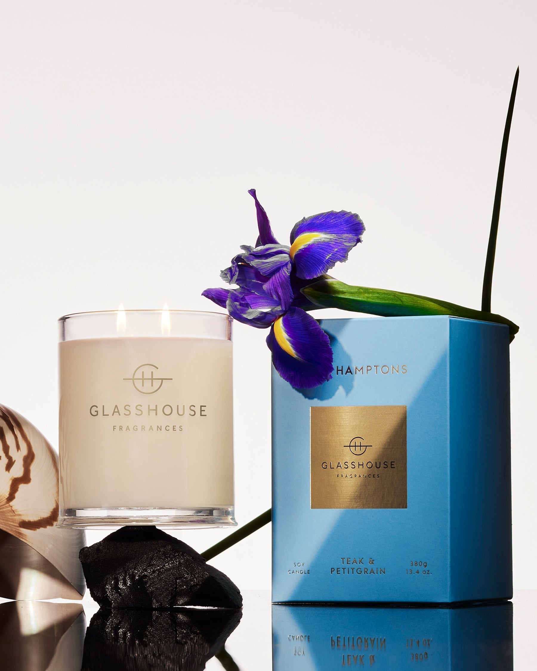 Glasshouse  candle large 380g THE HAMPTONS