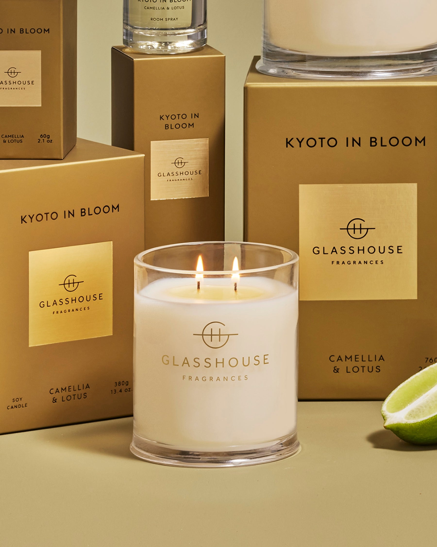 Glasshouse  candle large  380g - KYOTO IN BLOOM