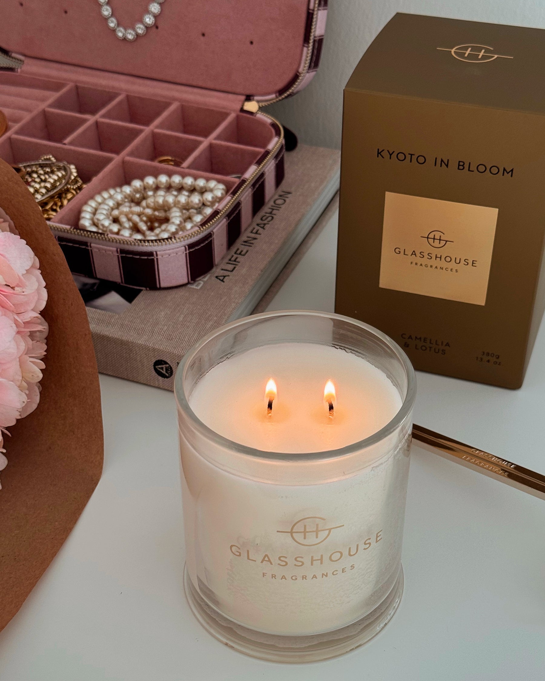 Glasshouse  candle large  380g - KYOTO IN BLOOM