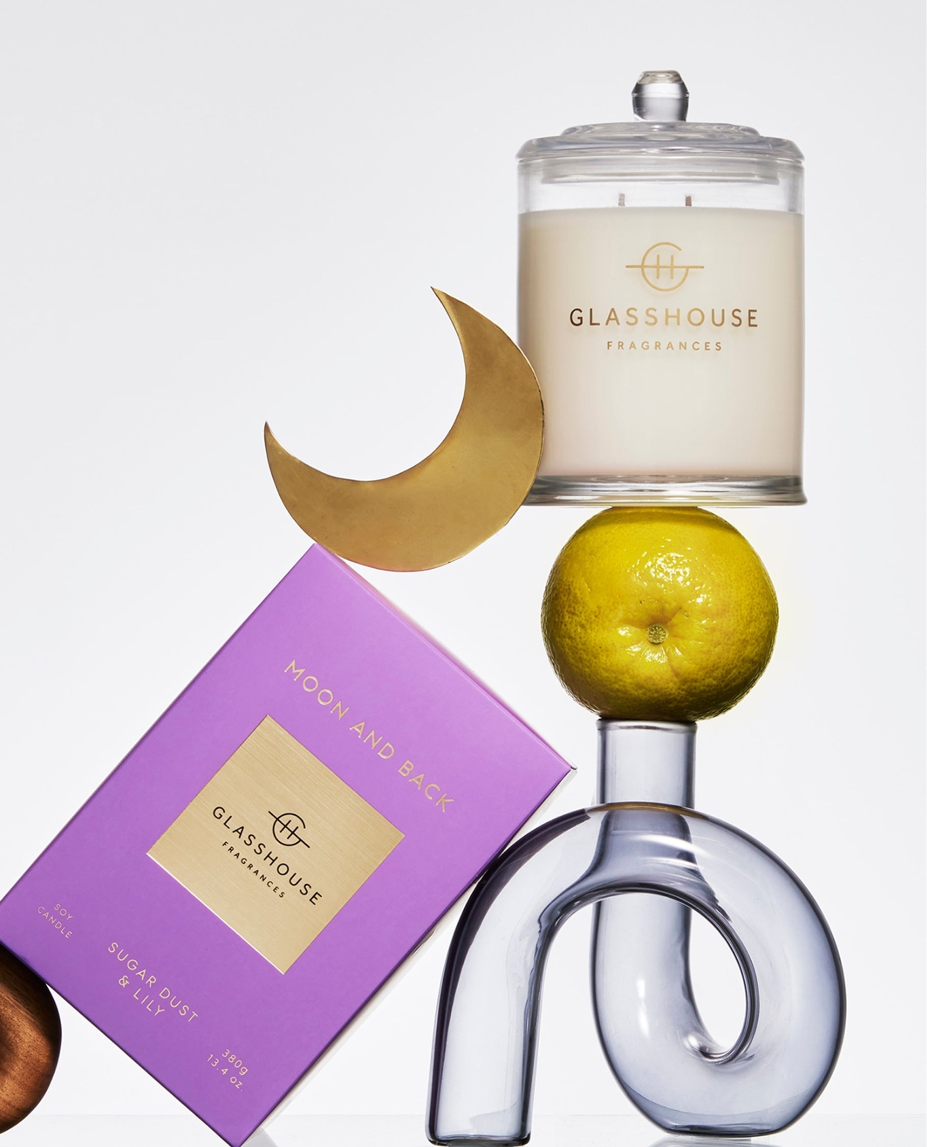 Glasshouse  Candle Large 380g - MOON AND BACK